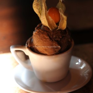 Strong coffee ice cream