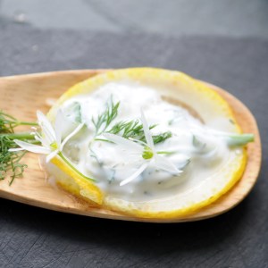 wild garlic tzatziki © www.ice-cream-magazine.com